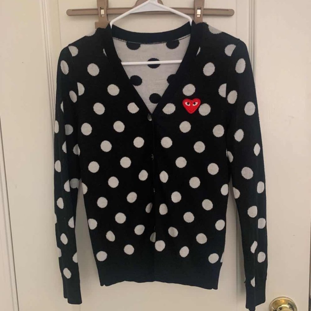 Comme des Garcons CDG Play cardigan Final Sale